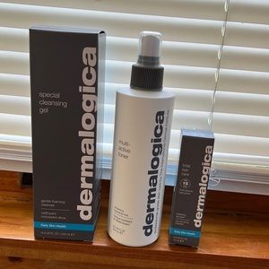 Bundle! Dermalogica special gel cleanser, multi active toner and eye cream!